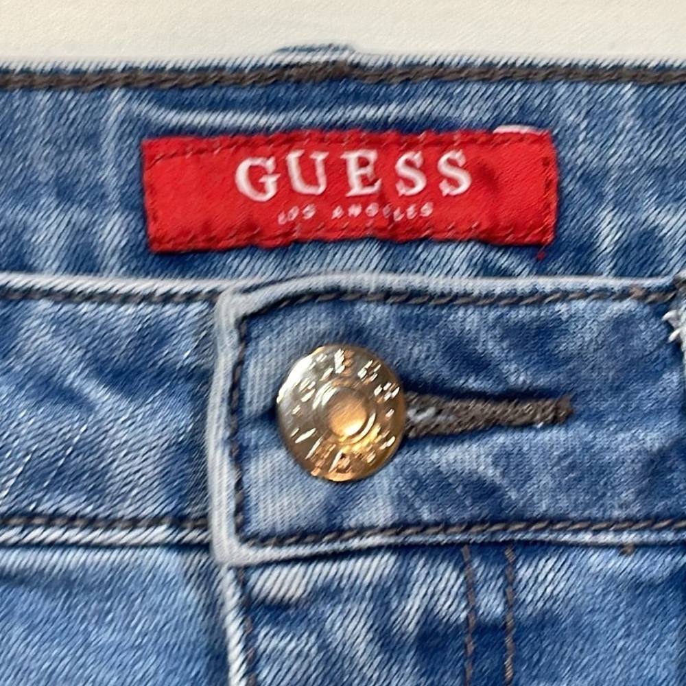 GUESS DEMMIE SIDE STRIPE MINI SKIRT | size Small - Picture 4 of 7